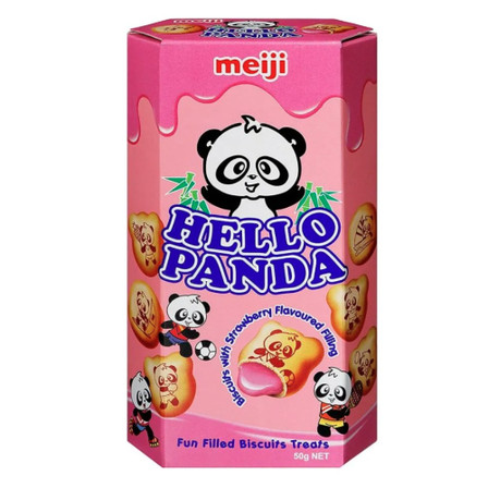 HELLO PAND 50G MEIJI BISCUITS W/ STRAWBERRY HELLO PAND 50G MEIJI BISCUITS W/ STRAWBERRY