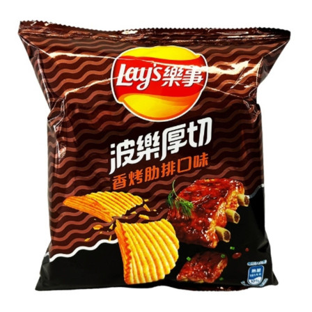 LAYS CHIPS 70G BBQ RIBS FLAVOR LAYS CHIPS 70G BBQ RIBS FLAVOR
