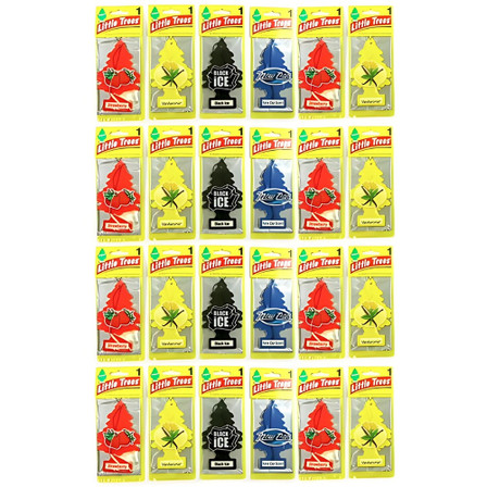 LITTLE TREES CAR FRESHENER SINGLE CLASSIC 24ct ASSORTED LITTLE TREES CAR FRESHENER SINGLE CLASSIC 24ct ASSORTED