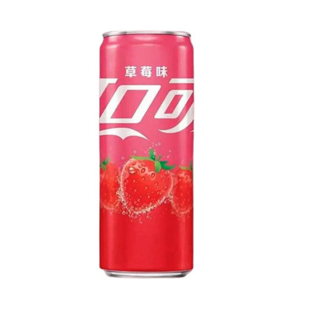 EXOTIC SODA COCA COLA 200ml CAN STRAWBERRY EXOTIC SODA COCA COLA 200ml CAN STRAWBERRY