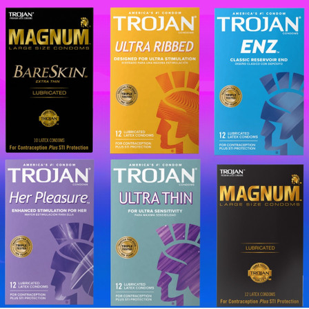 TROJAN ULTRA RIBBED LUBRICATED 3CT 6 Per Pack TROJAN ULTRA RIBBED LUBRICATED 3CT 6 Per Pack