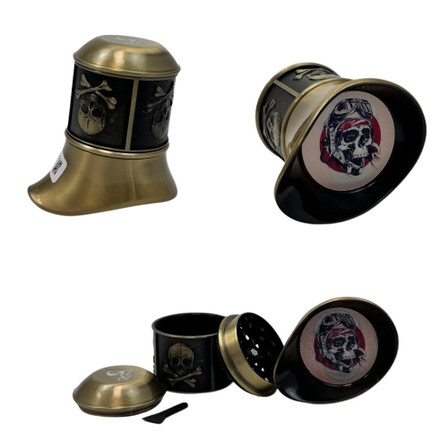 HIPSTER GRINDER 60mm 4pt SKULL TOP SW2278-4 per Pack HIPSTER GRINDER 60mm 4pt SKULL TOP SW2278-4 per Pack
