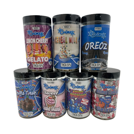 CREME THC-A 1.5g PreRoll 30 JAR CREME THC-A 1.5g PreRoll 30 JAR