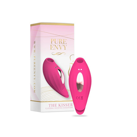 PURE ENVY THE KISSER CLITORAL SUCKING MASSAGER ADULT TOY