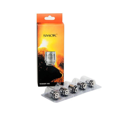 SMOK BABY M2 TANK REPLACEMENT COILS - PACK OF 5 - 0.15 OHM SMOK BABY M2 TANK REPLACEMENT COILS - PACK OF 5 - 0.15 OHM