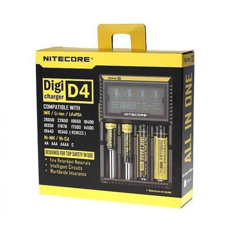 Nitecore smart Digi D4 Battery Charger Nitecore smart Digi D4 Battery Charger
