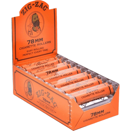 Zig Zag 70mm, 78mm, 100mm Cigarette Rollers 12 PCs/Box ZigZag Zig Zag Zig Zag 70mm, 78mm, 100mm Cigarette Rollers 12 PCs/Box ZigZag Zig Zag