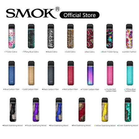 SMOK NOVO 2 POD SYSTEM STARTER KIT WITH 2 X 2ML REFILLABLE PODS SMOK NOVO 2 POD SYSTEM STARTER KIT WITH 2 X 2ML REFILLABLE PODS