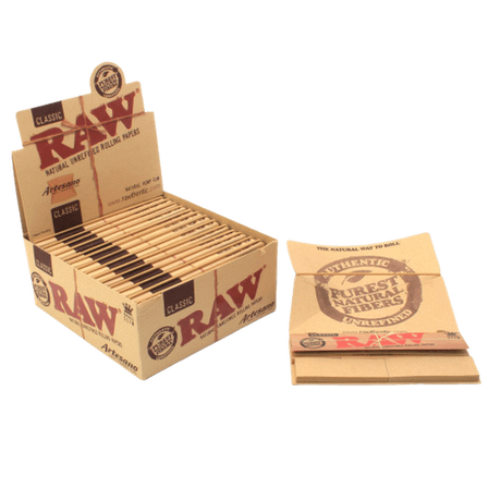 RAW Organic Artesano Papers King Size - 15 in Packs/Full Box RAW Organic Artesano Papers King Size - 15 in Packs/Full Box