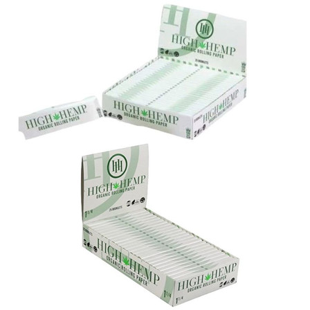 High Hemp - Organic Rolling Papers - 25 Counts Per Box High Hemp - Organic Rolling Papers - 25 Counts Per Box