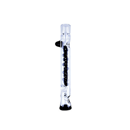 Sense Glass - Chillium - Round Mouth - 4 Inches - Bling and Black Dot - Price Per Piece Sense Glass - Chillium - Round Mouth - 4 Inches - Bling and Black Dot - Price Per Piece