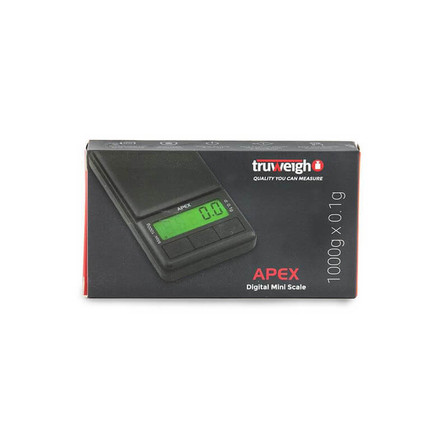 TRUWEIGH - APEX MINI SCALE - 1000gX0.01g - BLACK