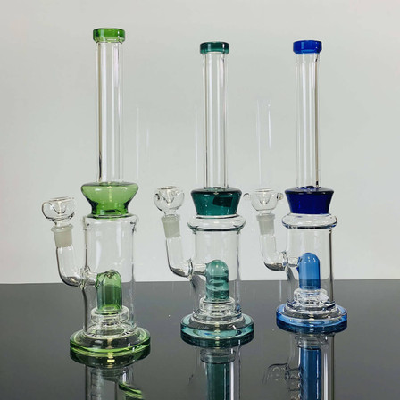 WPHG202 - 12 Inch Waterpipe - With Bubble Inline Perc - Price Per Piece