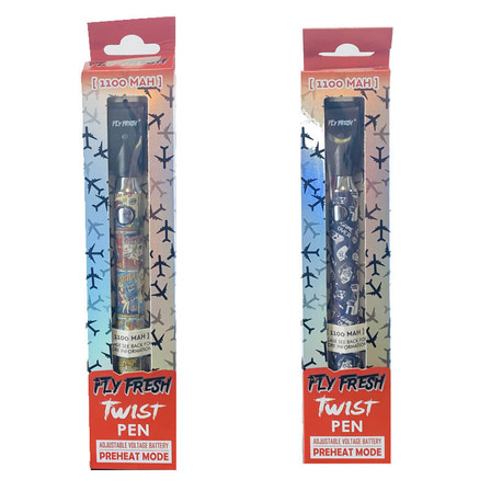 FLY FRESH - TWIST PEN BATTERY - VARIABLE VOLTAGE - 1100MAH FLY FRESH - TWIST PEN BATTERY - VARIABLE VOLTAGE - 1100MAH