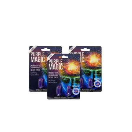 PURPLE MAGIC - 2 CAPSULES PER PACK - 12 PACKS PER BOX PURPLE MAGIC - 2 CAPSULES PER PACK - 12 PACKS PER BOX