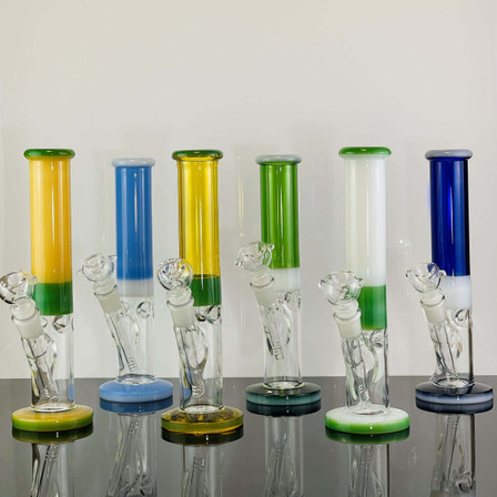 WATERPIPE 10" INCH - BEAKER WITH ICE CATCHER - ASSORTED