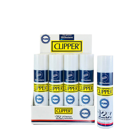 CLIPPER - PREMIUM BUTANE WHITE - 300ML - 12X 