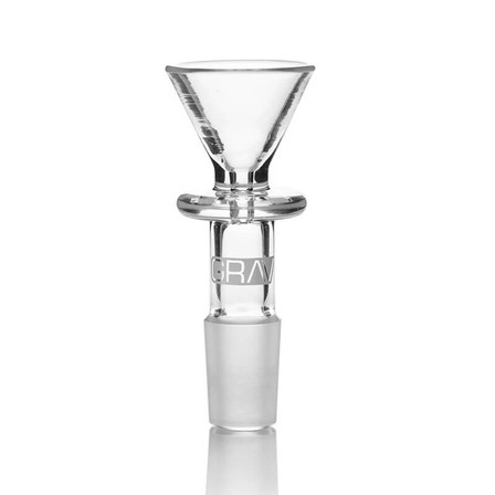 GRAV 2.5" INCH - 14MM FUNNEL BOWL - 5 PER PACK - BF14 GRAV 2.5" INCH - 14MM FUNNEL BOWL - 5 PER PACK - BF14