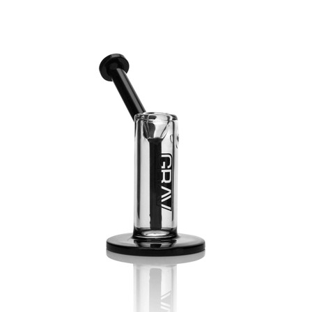 6" INCH - GRAV LABS UPRIGHT BUBBLER BLACK ACCENT - UB3.3 6" INCH - GRAV LABS UPRIGHT BUBBLER BLACK ACCENT - UB3.3