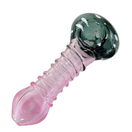HANDPIPE 4" INCH - PINK AND BLACK HANDPIPE 4" INCH - PINK AND BLACK