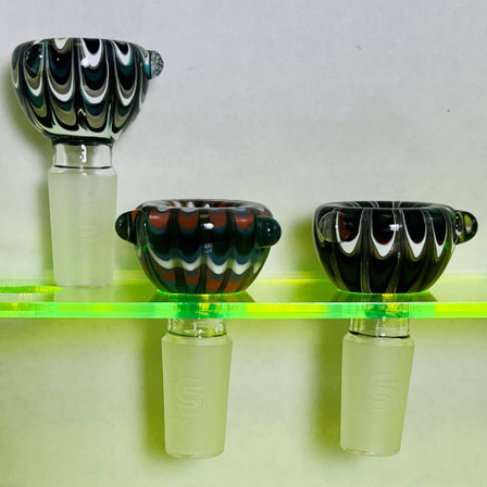 SENSE GLASS - BOWL - MALE 14MM - ASSORTED COLORS SENSE GLASS - BOWL - MALE 14MM - ASSORTED COLORS
