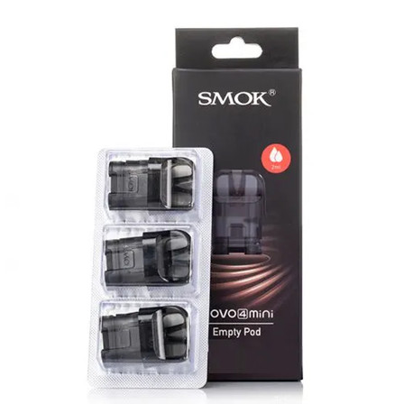 SMOK NOVO 4 MINI EMPTY PODS - 3 PER PACK SMOK NOVO 4 MINI EMPTY PODS - 3 PER PACK