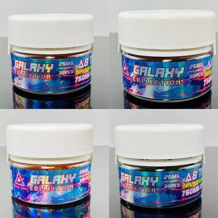 Delta Labs - Galaxy Collection - Delta 8 - THC Gummies - 750mg - 30 Counts Per Jar Delta Labs - Galaxy Collection - Delta 8 - THC Gummies - 750mg - 30 Counts Per Jar