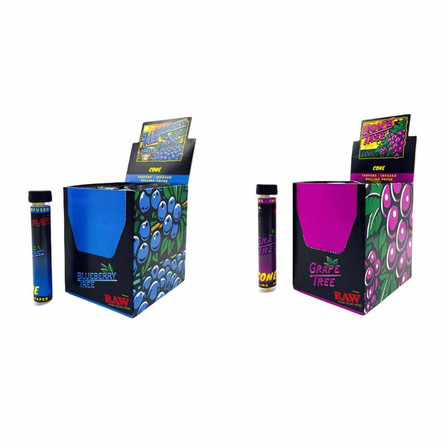       RAW TERPENE ENHANCED - KING SIZE CONES - 12 COUNT PER DISPLAY                      