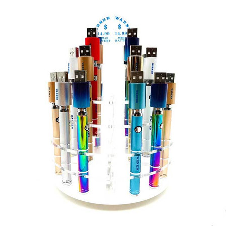 WARNER PINNACLE - TWIST 380 MAH SLIM BATTERY - ASSORTED COLORS WARNER PINNACLE - TWIST 380 MAH SLIM BATTERY - ASSORTED COLORS