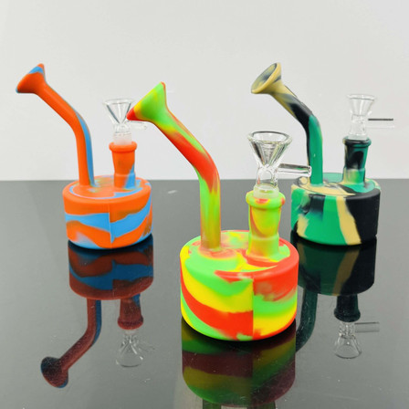 WATERPIPE 5" INCH - SILICONE - ASSORTED WATERPIPE 5" INCH - SILICONE - ASSORTED