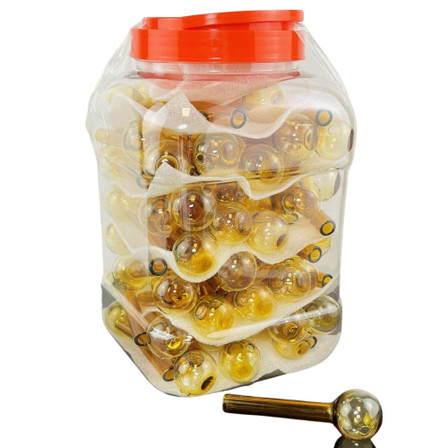 OIL BURNER 4" INCH - HEAVY - AMBER COLOR OIL BURNER 4" INCH - HEAVY - AMBER COLOR