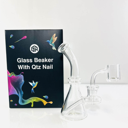 WATERPIPE 5" INCH - MINI BEAKER WITH BANGER (IN BOX) 