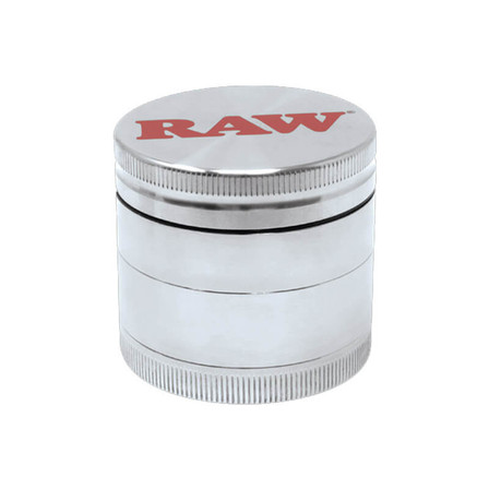 RAW STAINLESS STEEL SHREDDER - 4 PIECE - 60MM GRINDER RAW STAINLESS STEEL SHREDDER - 4 PIECE - 60MM GRINDER