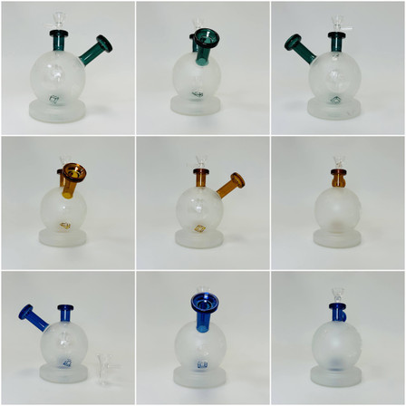 Waterpipe 6" Inch - Diamond Glass Waterpipe 6" Inch - Diamond Glass