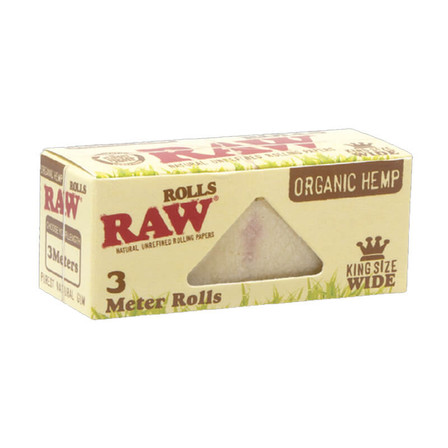 RAW ORGANIC HEMP ROLLS KING SIZE WIDE RAW ORGANIC HEMP ROLLS KING SIZE WIDE