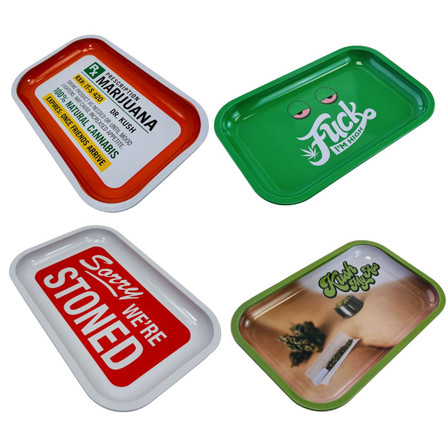 Green Line Rolling Tray - 11 Inches X 7.5 Inches Green Line Rolling Tray - 11 Inches X 7.5 Inches