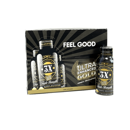 ULTRA ENHANCED GOLD 3X KRATOM SHOT - 12 COUNT PER BOX ULTRA ENHANCED GOLD 3X KRATOM SHOT - 12 COUNT PER BOX