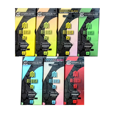 Medusa Knockout Blend - Thc-O + Thc-P + Delta 8 Live Resin - 2 Gram Disposable Medusa Knockout Blend - Thc-O + Thc-P + Delta 8 Live Resin - 2 Gram Disposable
