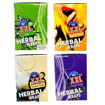 ROYAL BLUNTS HEMP WRAPS XXL - 2 COUNT PER PACK - 25 PACK PER BOX ROYAL BLUNTS HEMP WRAPS XXL - 2 COUNT PER PACK - 25 PACK PER BOX