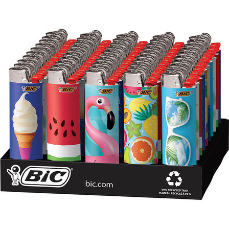 BIC LIGHTER  VACATIONS DISPLAY - 50 COUNT
