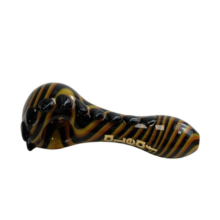 ALEAF HANDPIPE 4" INCH - DRAGON TAIL WIG WAG WITH SCREEN - ASSORTED COLORS