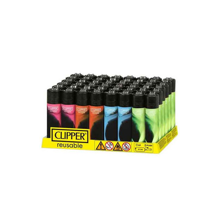 CLIPPER - JET FLAME LIGHTER - 48 LIGHTERS PER DISPLAY-nebula black CLIPPER - JET FLAME LIGHTER - 48 LIGHTERS PER DISPLAY-nebula black