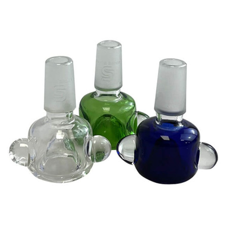 Sense Glass Bowl - Assorted Colors - 14mm Male - 3 Per Pack Sense Glass Bowl - Assorted Colors - 14mm Male - 3 Per Pack