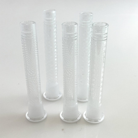 VCDS2 DOWNSTEM FROSTED - 5" SIZE - 19MM MALE - 5 PIECES PER PACK