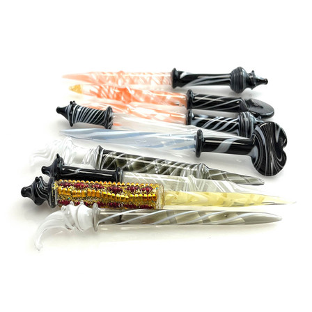 Dabber - 6 Inches - 10 Pieces Per Pack - Assorted Colors and Assorted Design Dabber - 6 Inches - 10 Pieces Per Pack - Assorted Colors and Assorted Design