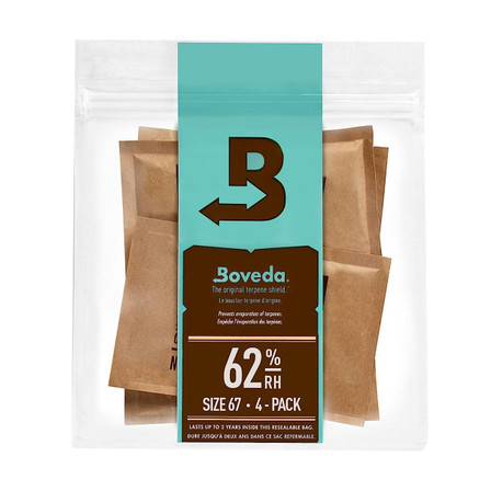 Boveda 62 Percent - Size-67 - Humidity Pack Terpene Shield - Large Single Pack Boveda 62 Percent - Size-67 - Humidity Pack Terpene Shield - Large Single Pack