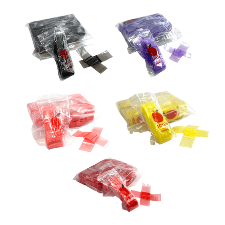 APPLE BAGGIES 10125 ZIPLOCK 2.5MIL PLASTIC BAGS - 1 X 1.25 - 100 BAGS PER PACK - 10 PACKS PER BOX