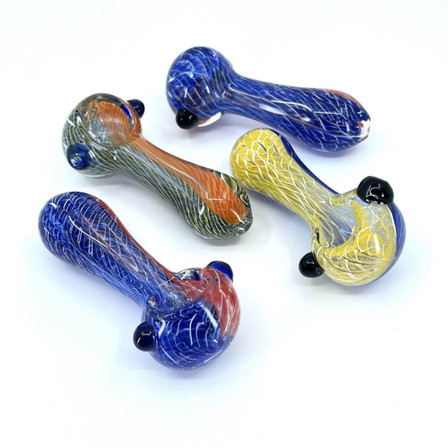 HPMS6 HANDPIPE 3" INCH - FULL TWIST - ASSORTED COLORS AND DESIGN HPMS6 HANDPIPE 3" INCH - FULL TWIST - ASSORTED COLORS AND DESIGN