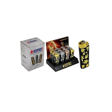 NEWPORT - ZERO WHEEL TORCH - 12 LIGHTER PER DISPLAY