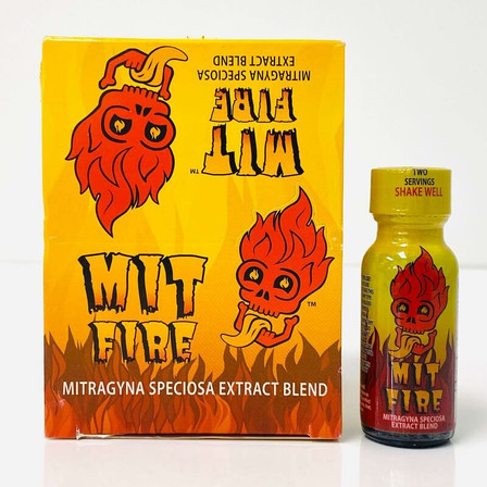MIT FIRE SHOTS - MITRAGYNA SPECIOSA EXTRACT BLEND - 12 COUNTS PER BOX MIT FIRE SHOTS - MITRAGYNA SPECIOSA EXTRACT BLEND - 12 COUNTS PER BOX
